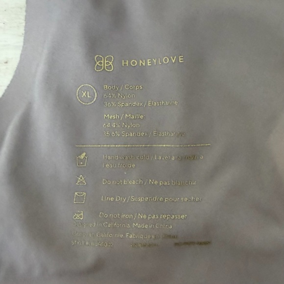 Honeylove CrossOver Wireless Bra in Black - Picture 10 of 11